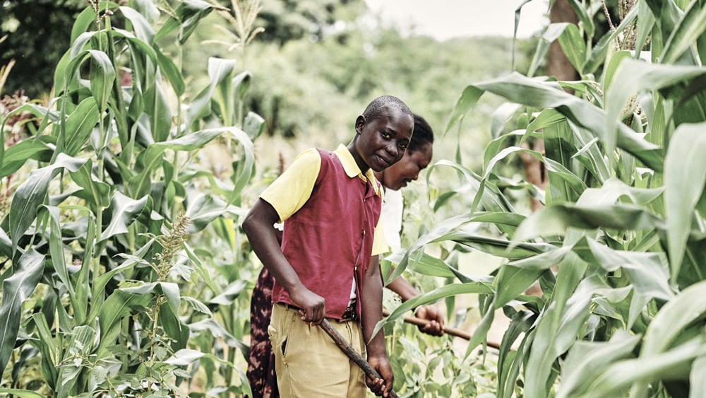 Your generosity is helping Josephine to grow more crops and feed her family.