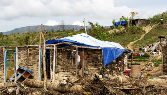 Floods damage homes in Haiti 2016