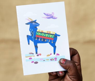 Better World Gifts Goat Card