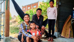 Family in Cambodia