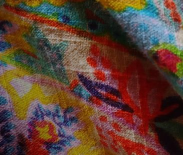 Colourful fabric cloth
