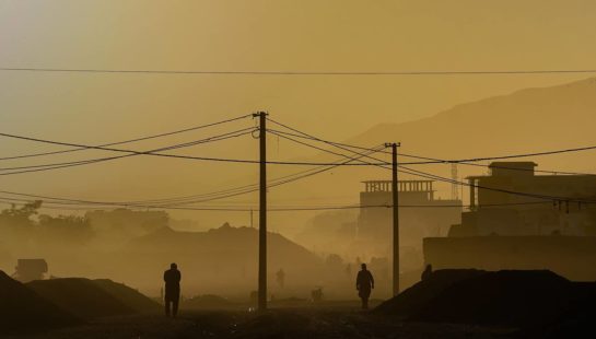 Landscape image of Kabulo, Afghanistan in the morning