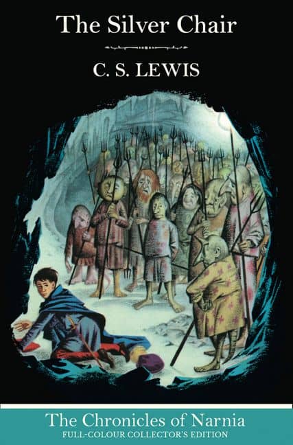 The cover of 'The Silver Chair' by C.S. Lewis