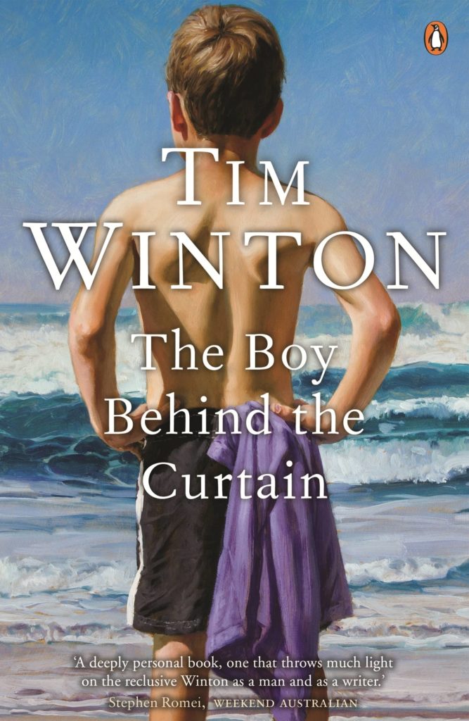 The cover of 'The Boy Behind the Curtain' by Tim Winton