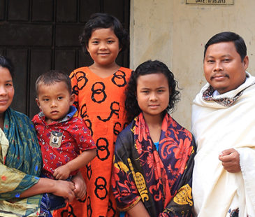 A family from Bangladesh