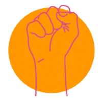 Icon of a fist raised in the air