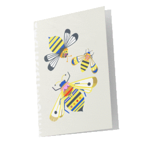 Our Bees card helps train parents in bee keeping to make an income!