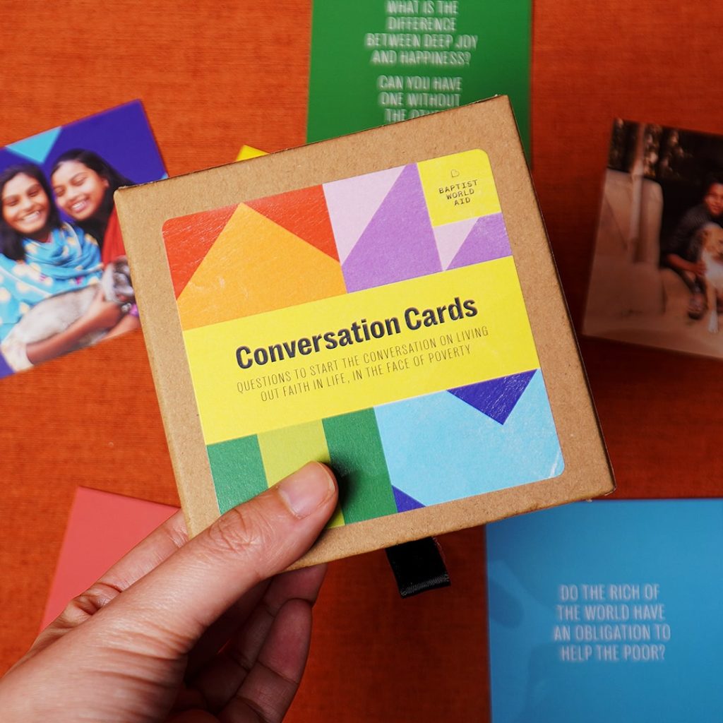 Baptist World Aid's Conversation Cards
