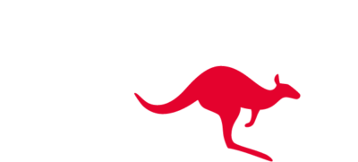 Australian Aid logo in white