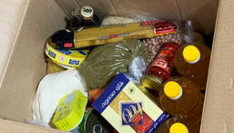 Food items for distribution in Lebanon