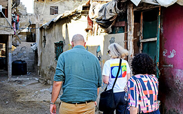 Melissa Lipsett, CEO, visiting our Partner in Lebanon