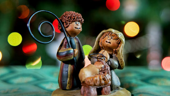 Christmas nativity scene